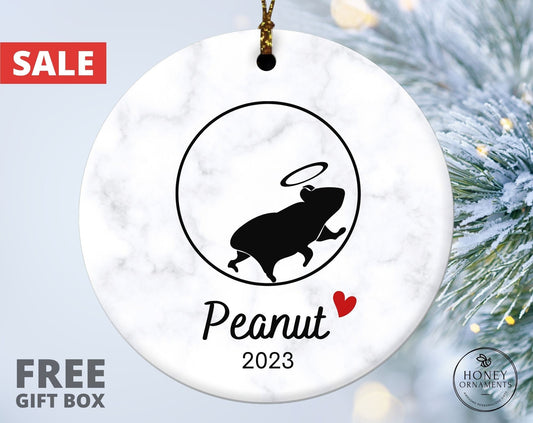 Personalized Hamster Loss Ornament Hamster Memorial Gift Hamster Sympathy Gift Loss of Hamster Loss Gift Pet Condolence Gift Pet Lover Gift