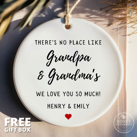 Grandparents Ornament Grandparents Gift New Grandparents Christmas Ornament Gift for Grandma Grandpa Gift for Grandparent Unique Keepsake