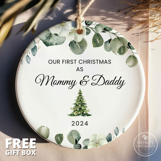 New Parent Ornament, Gift for New Parents, New Mom Gift, New Dad Gift, Baby Shower Gift, Pregnancy Gift, Christmas Gift for Expecting Mom
