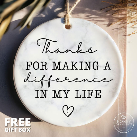 Thank You Gift Ornament, Appreciation Gift, Employee Gift, Teacher Gift, Christmas Thank You, Holiday Thank You, Coworker Gift 2026 Ornament