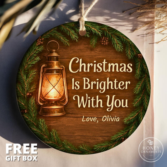 Personalized Husband Christmas Ornament, Romantic Keepsake