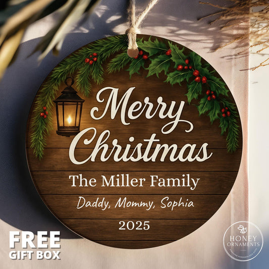 Personalized Family Ornament Gift for Family Christmas Ornament Tree - Custom Ornament with Names - New Family Christmas Ornament 2026