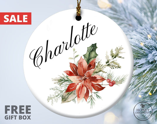 Personalized Name Christmas Ornaments, Family Christmas Decor, 2023 Christmas Ornament, Custom Holiday Keepsake, Christmas Gift