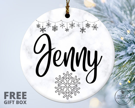 Personalized Name Christmas Ornaments, Family Christmas Ornament, 2023 Christmas Ornament, Custom Kids Christmas Keepsake, Christmas Gift