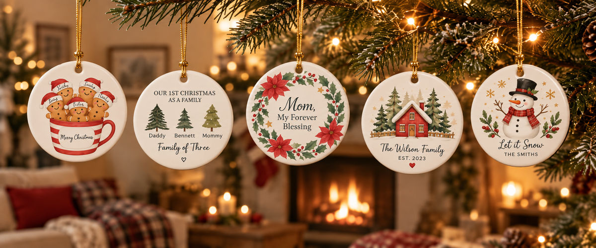 Family of Three Christmas Ornament - Family of 3 Ornament - photo 8