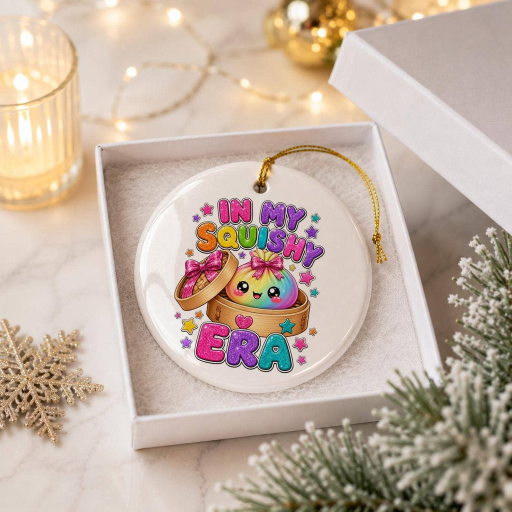 Cute Squishy Era Ceramic Ornament Christmas Gift