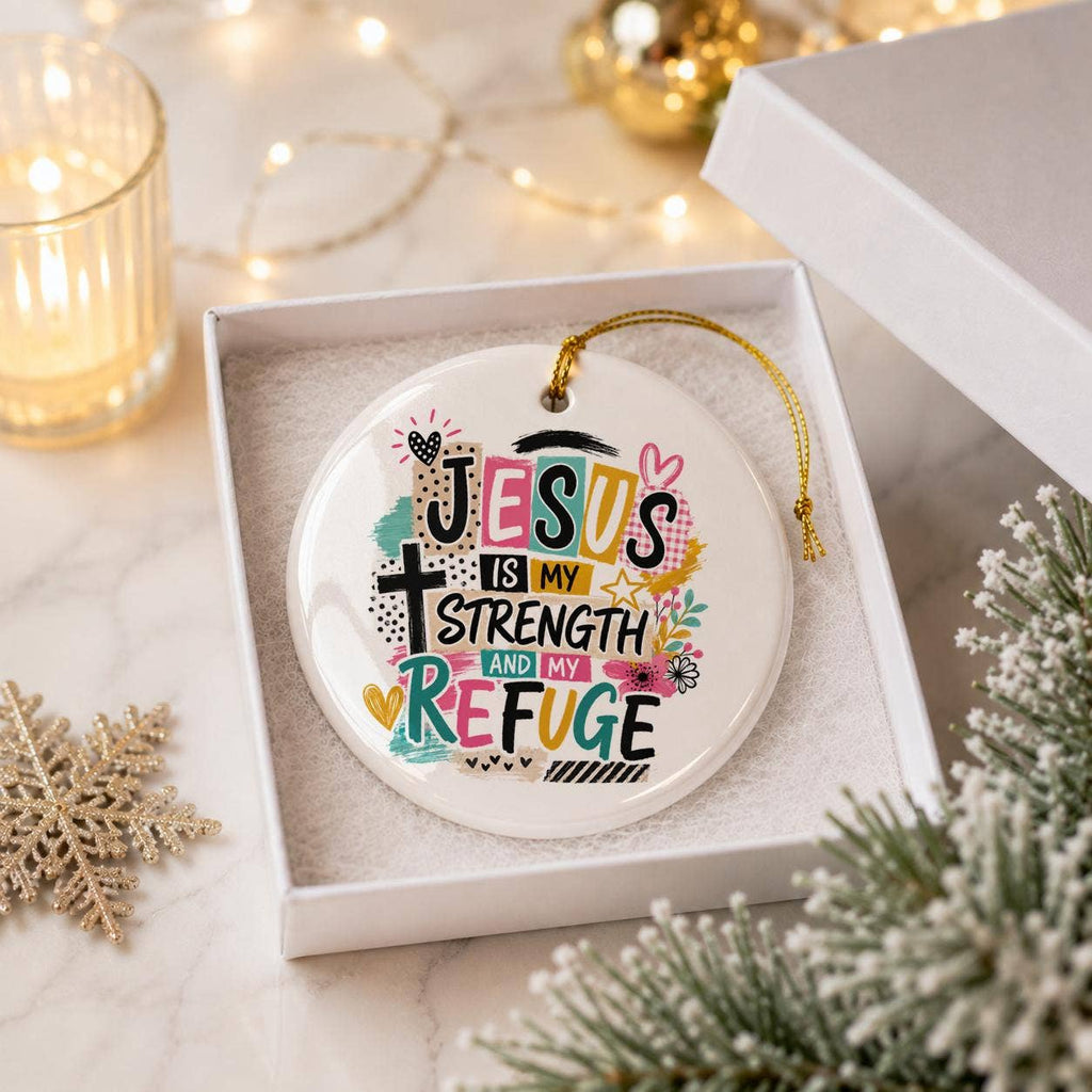 Inspirational Christian Ceramic Ornament Gift Boxed