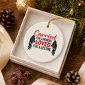 Memorial Angel Wing Ceramic Ornament with Gift Box