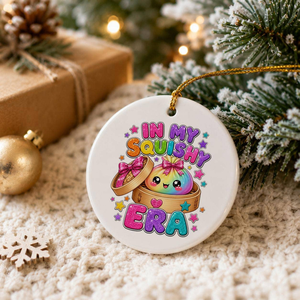 Cute Squishy Era Ceramic Ornament Christmas Gift