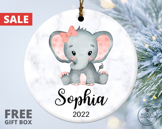 Baby's First Christmas Ornament, Personalized New Baby Girl Ornament 2022, Baby Name Christmas Ornament, Baby Keepsake, New Baby Girl Gift.