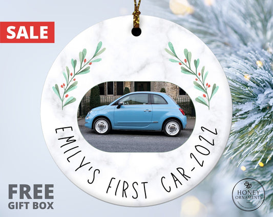 My First Car Ornament, Personalized New Car Ornament 2023, Christmas Ornament, New Driver Ornament, New Driver Gift, New Car Gift Keepsake