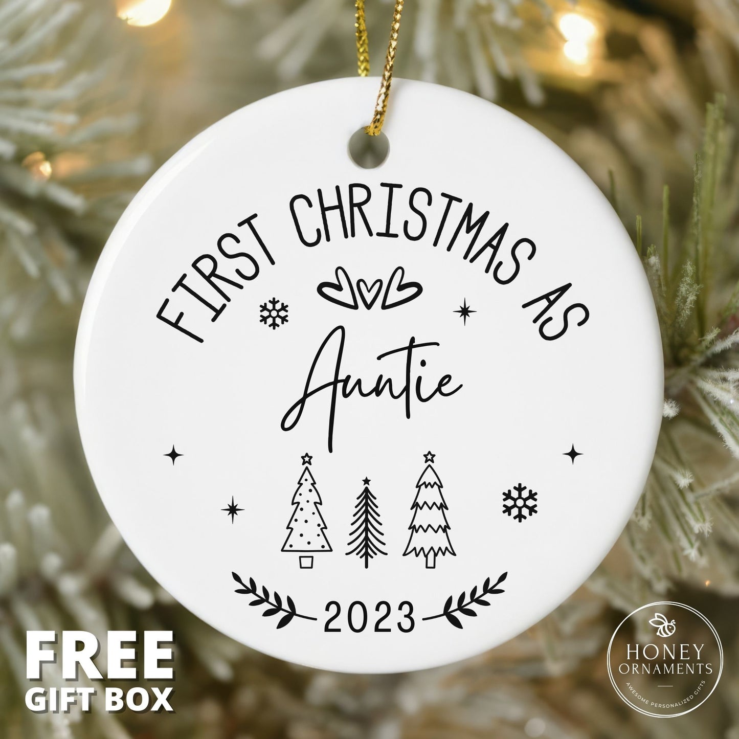 Promoted to Auntie & Uncle Ornament, Big Sister, Pregnancy Announcement, Pregnancy Reveal, First Christmas as Big Brother, Grandparents, Mom