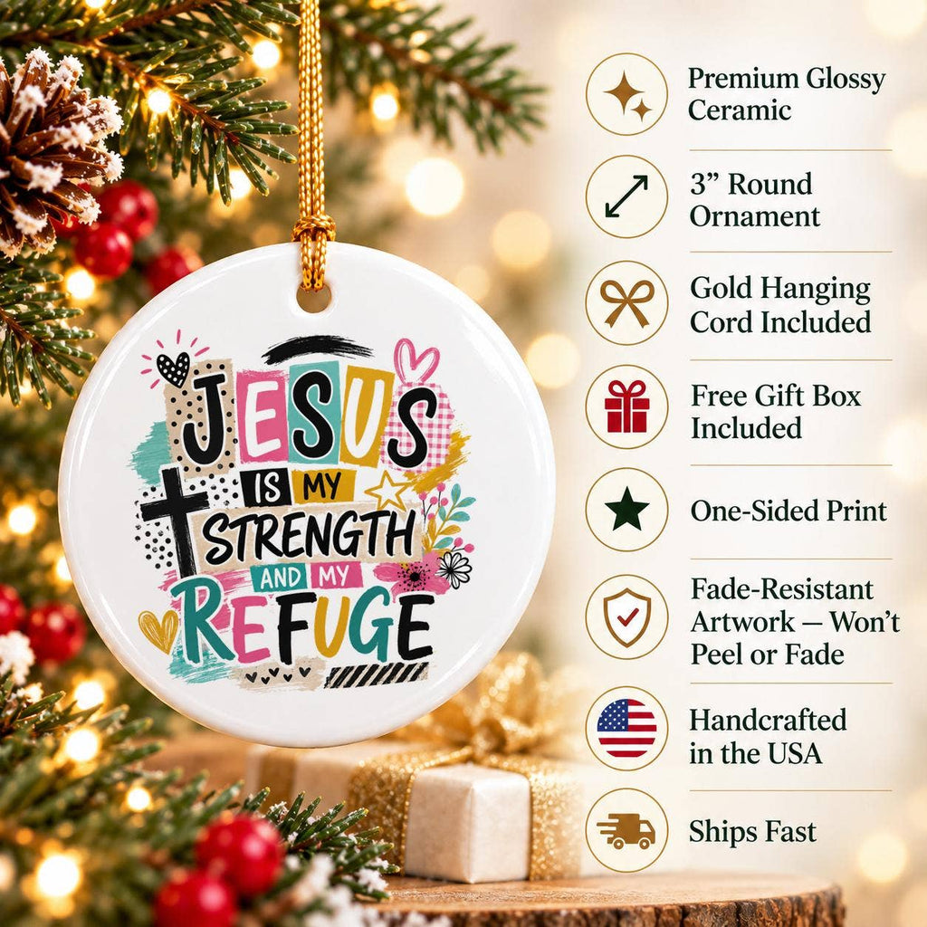 Inspirational Christian Ceramic Ornament Gift Boxed