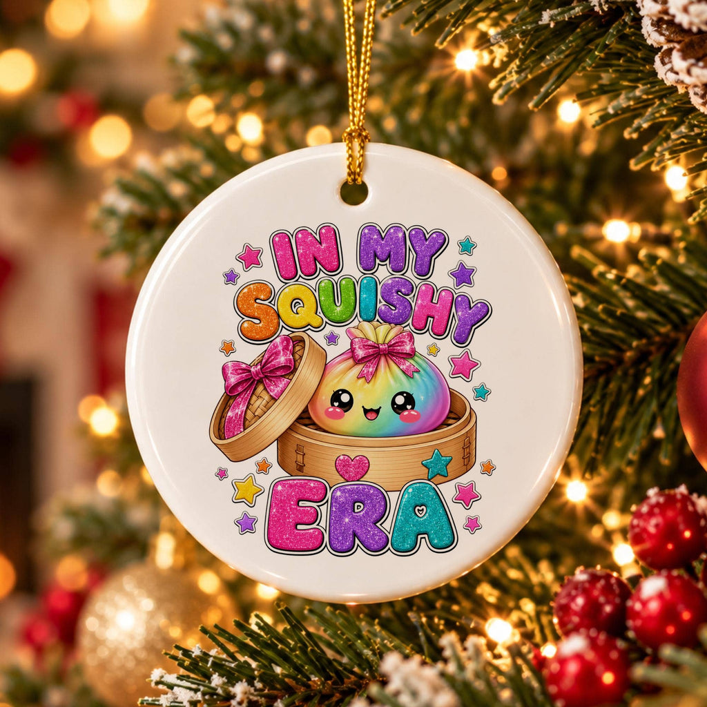 Cute Squishy Era Ceramic Ornament Christmas Gift