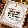 Humorous Ceramic Ornament Gift Boxed Christmas Decor