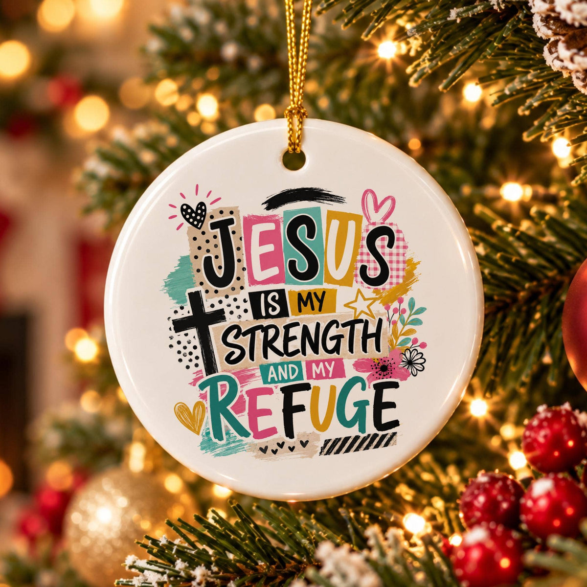 Inspirational Christian Ceramic Ornament Gift Boxed