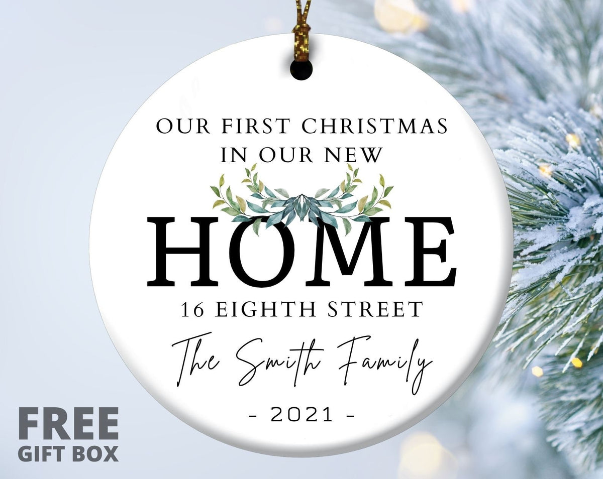 Personalized New Home Ornament