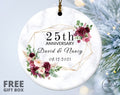 25th Anniversary Ornament