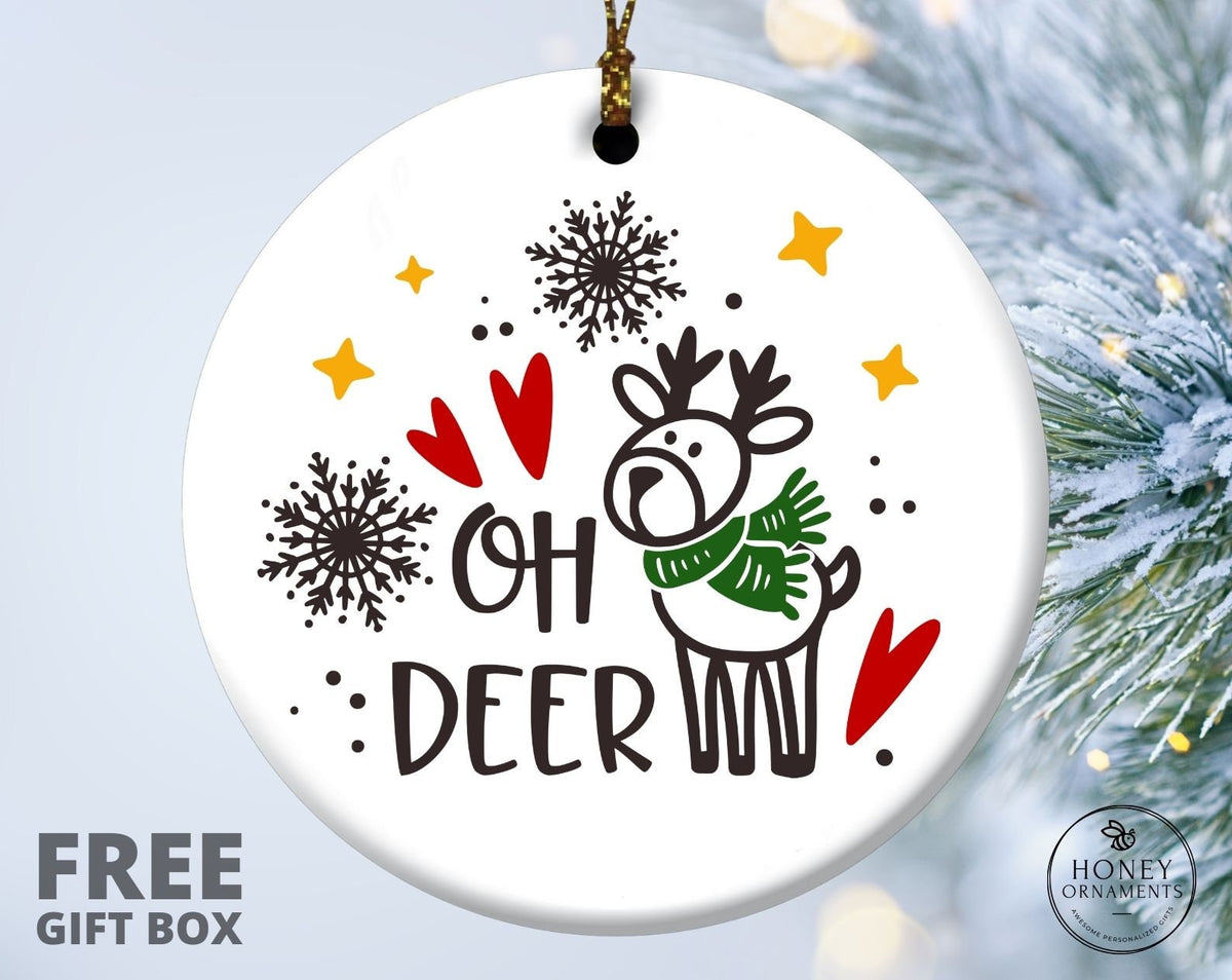Oh Deer Ornament - Couples Gift
