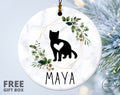Cat Name Christmas Ornament - Pet Ornament
