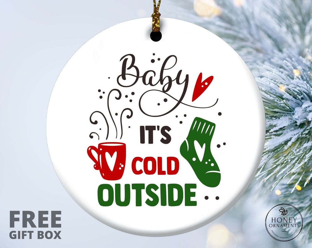 Christmas Ornament, 2026 Christmas Ornament, Family Christmas Ornament, Kids 2026 Christmas Ornament, Keepsake Gift, Baby, It's Cold Outside