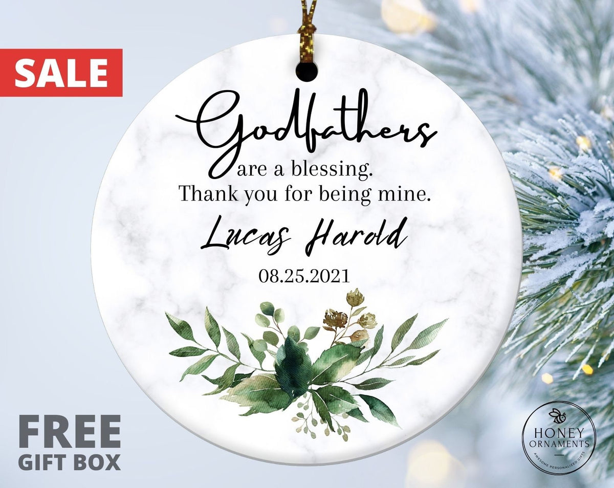 Godfather Ornament - Personalized Godfather Gift