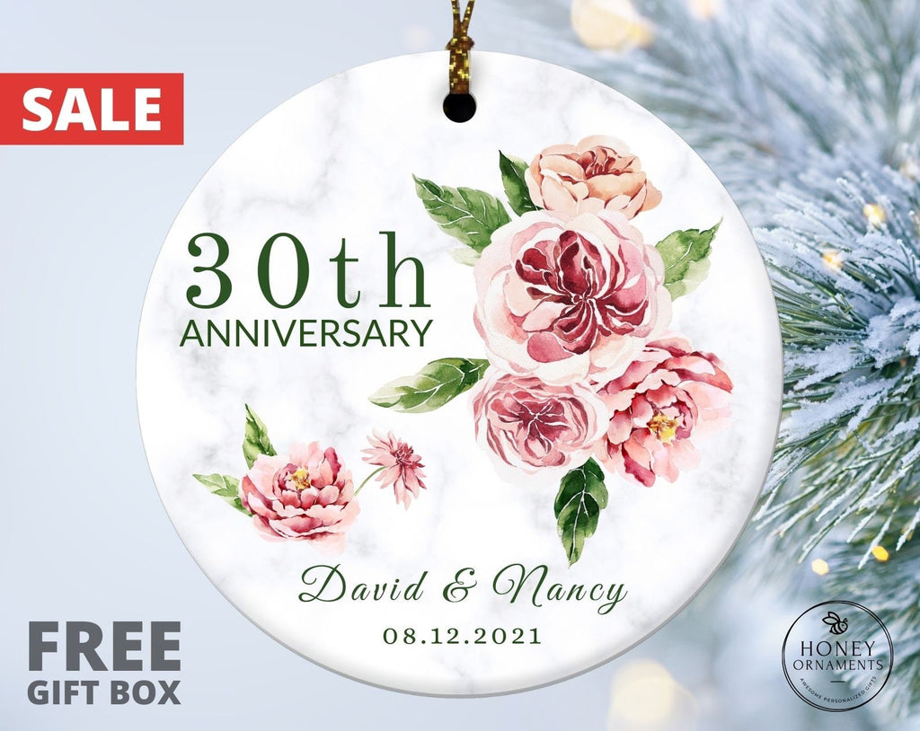 Personalized Anniversary Ornament