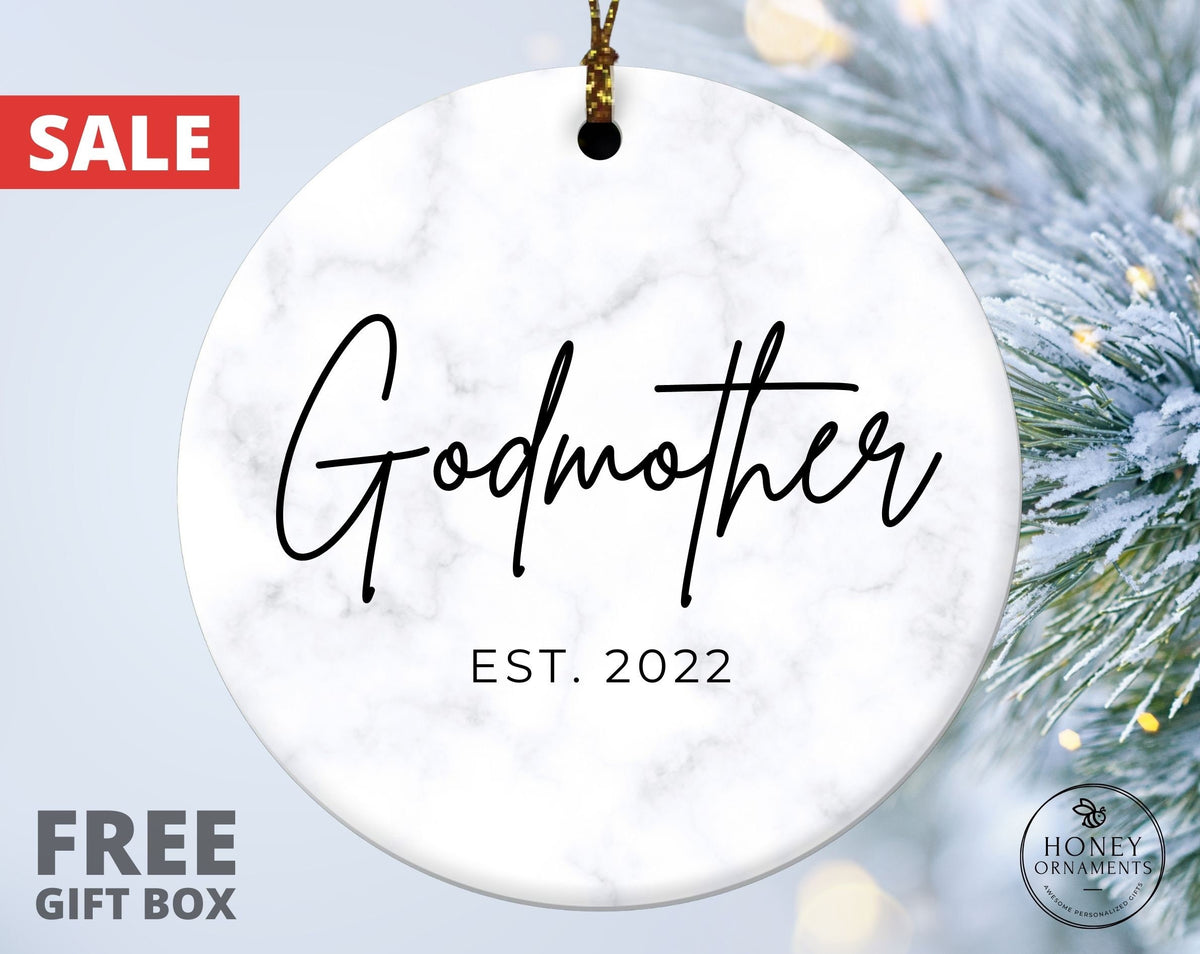 God Mother Ornament - Personalized Godmother Gift
