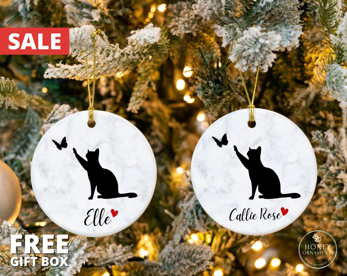 Personalized Cat Memorial Ornament - photo 2