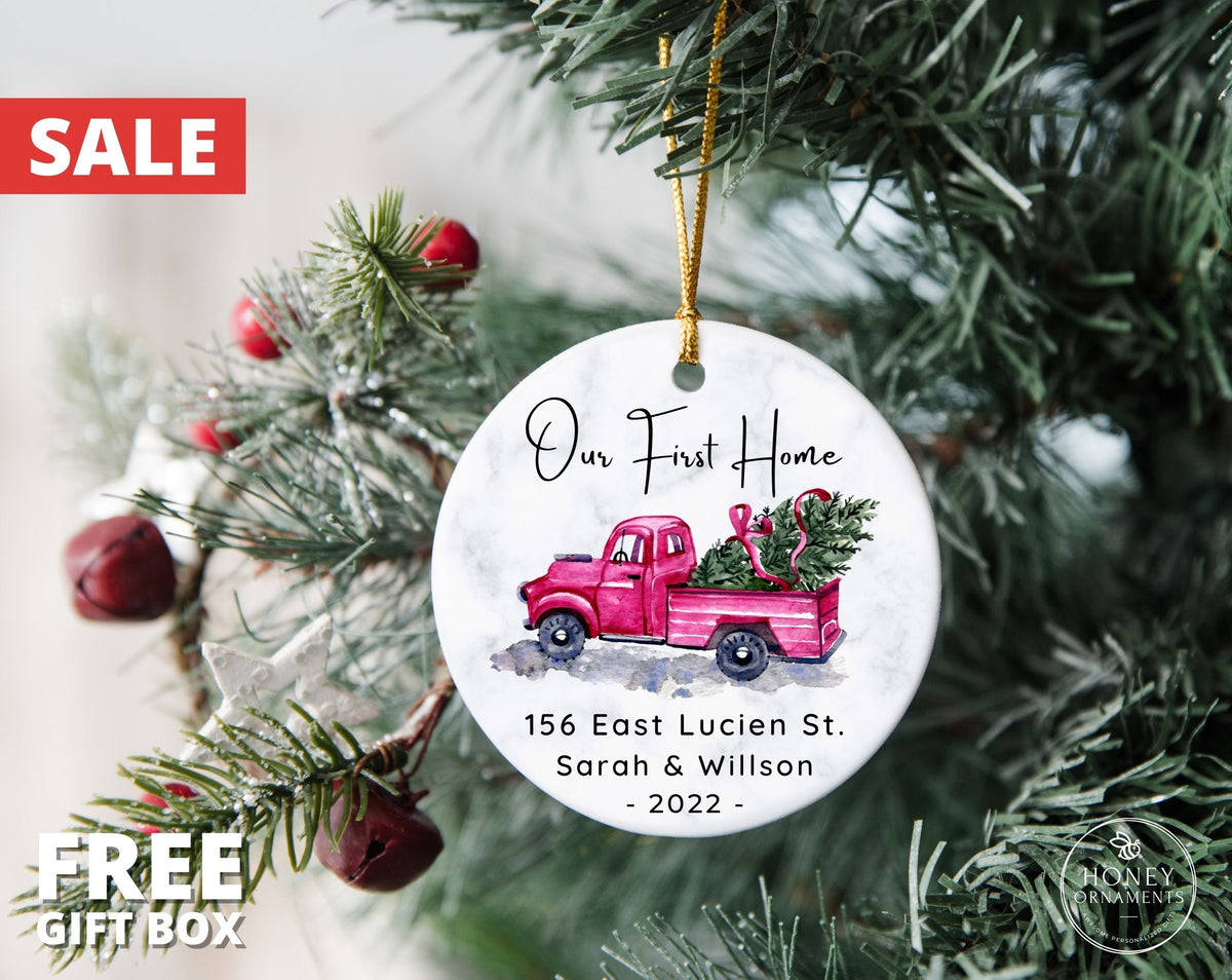 Our First Home Keepsake, First Home Gift, New Homeowner Gift, My New Home Ornament, Housewarming Gift First Home, Realtor Closing Gift