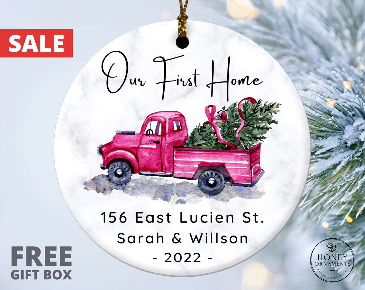 Our First Home Keepsake, First Home Gift, New Homeowner Gift, My New Home Ornament, Housewarming Gift First Home, Realtor Closing Gift