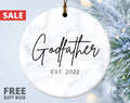 God Father Ornament - Personalized Godfather Gift