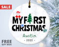 My First Christmas Ornament - Newborn Gift Basket