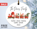 Family Christmas Ornament with Names 2