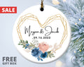 Personalized Couple Christmas Ornament