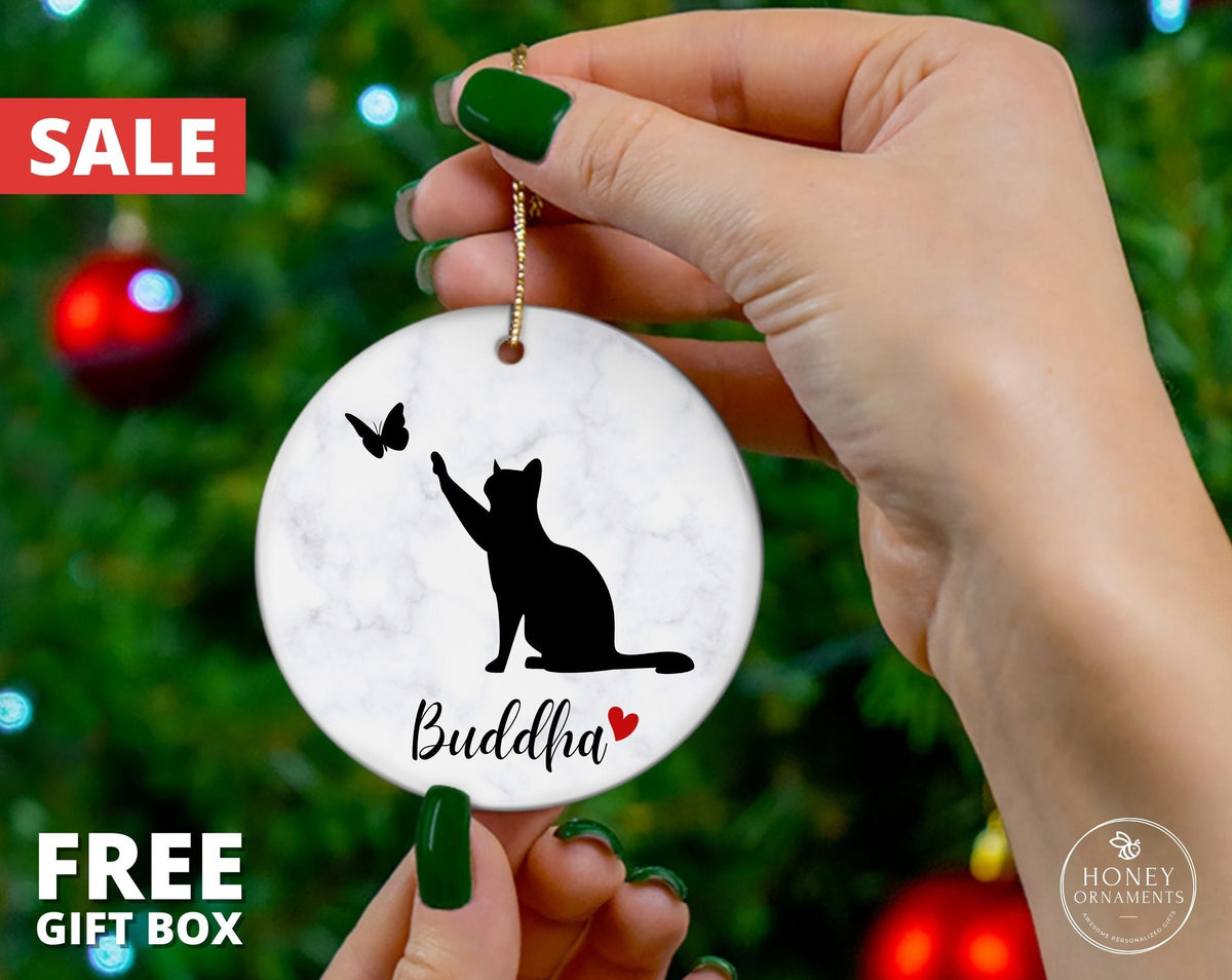 Personalized Cat Memorial Ornament - photo 5