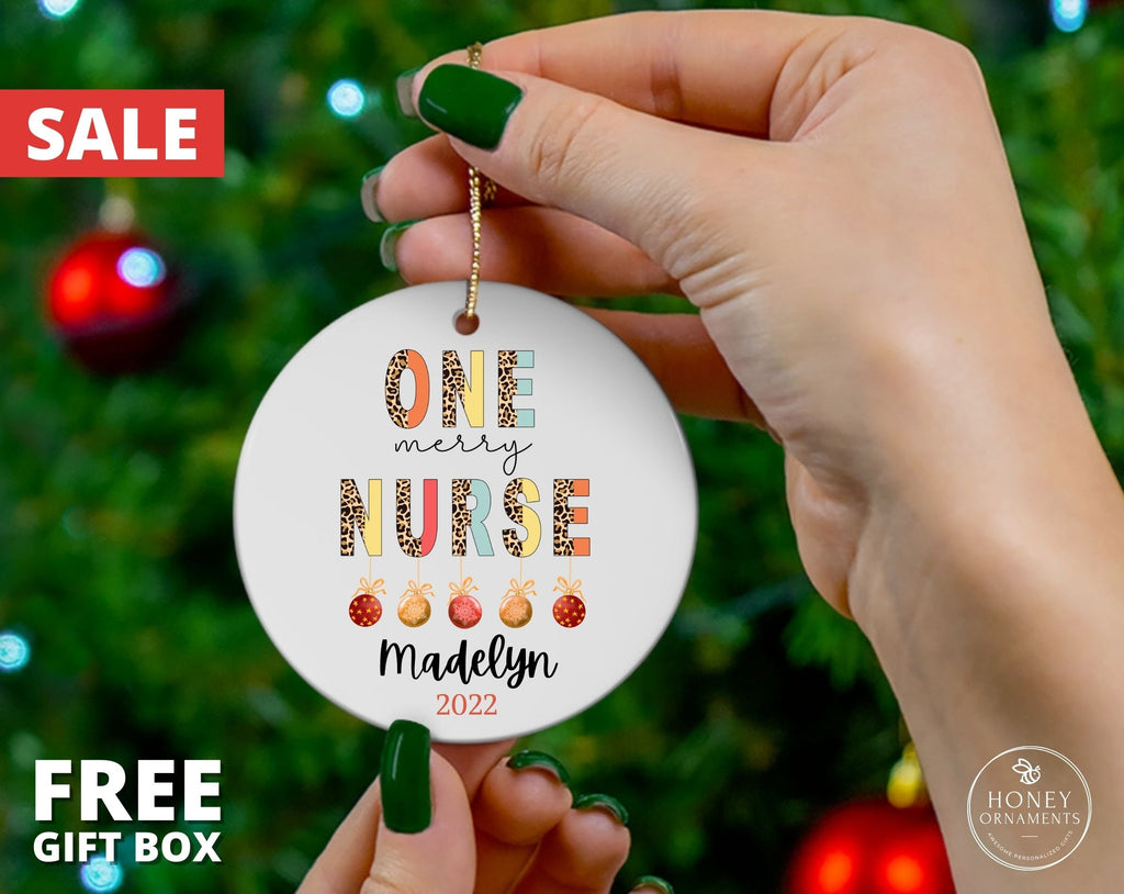 One Merry Nurse Christmas Ornament Keepsake - photo 3