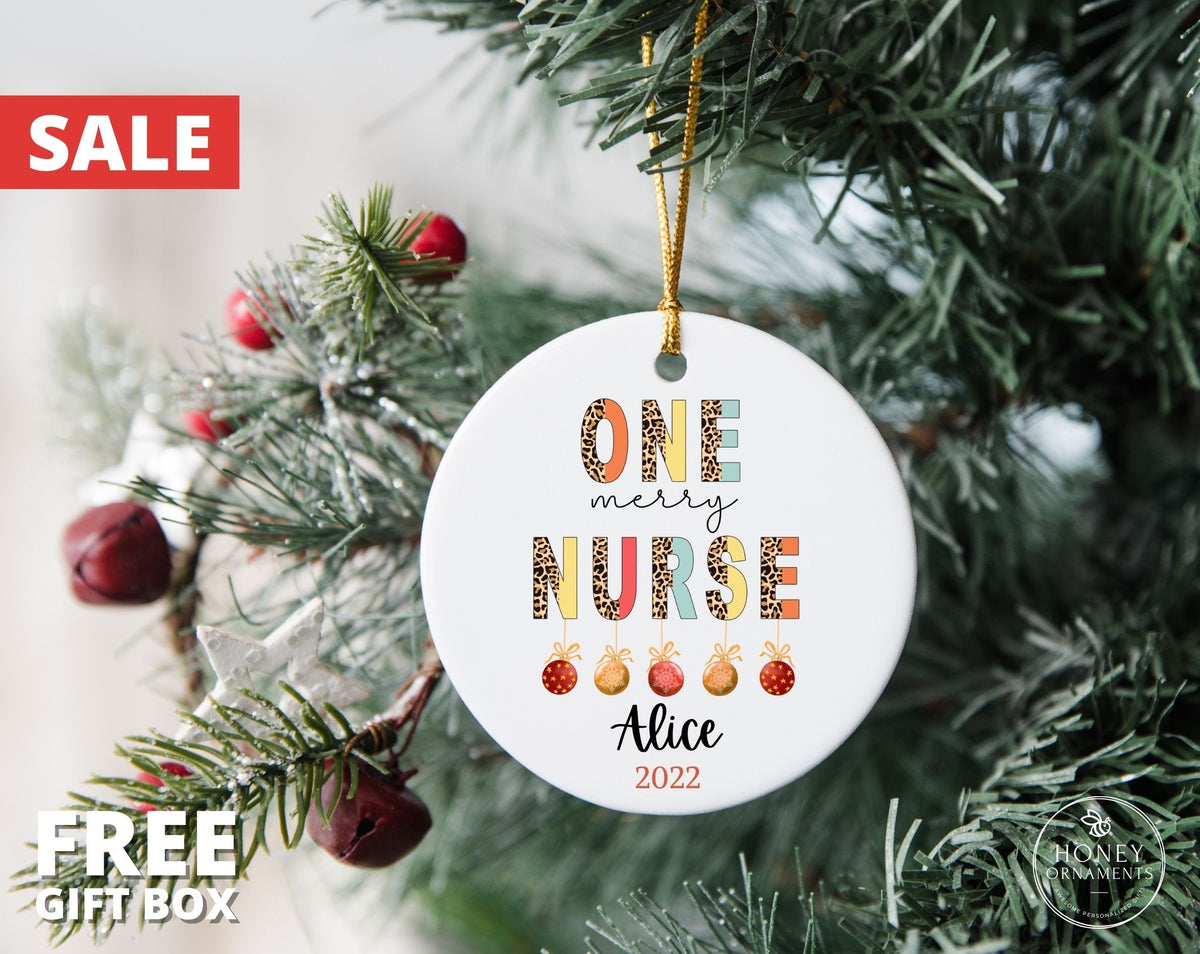 One Merry Nurse Christmas Ornament Keepsake - photo 2