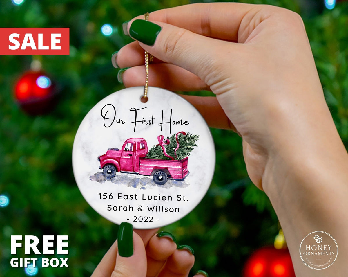 Our First Home Keepsake, First Home Gift, New Homeowner Gift, My New Home Ornament, Housewarming Gift First Home, Realtor Closing Gift