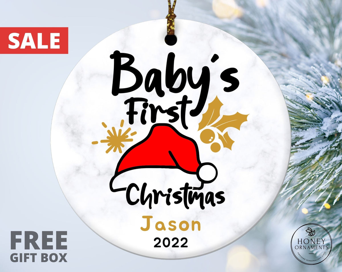Baby's First Christmas Ornament, Personalized New Baby Ornament 2026, My First Christmas Baby Announcement, New Baby Girl Baby Boy Keepsake
