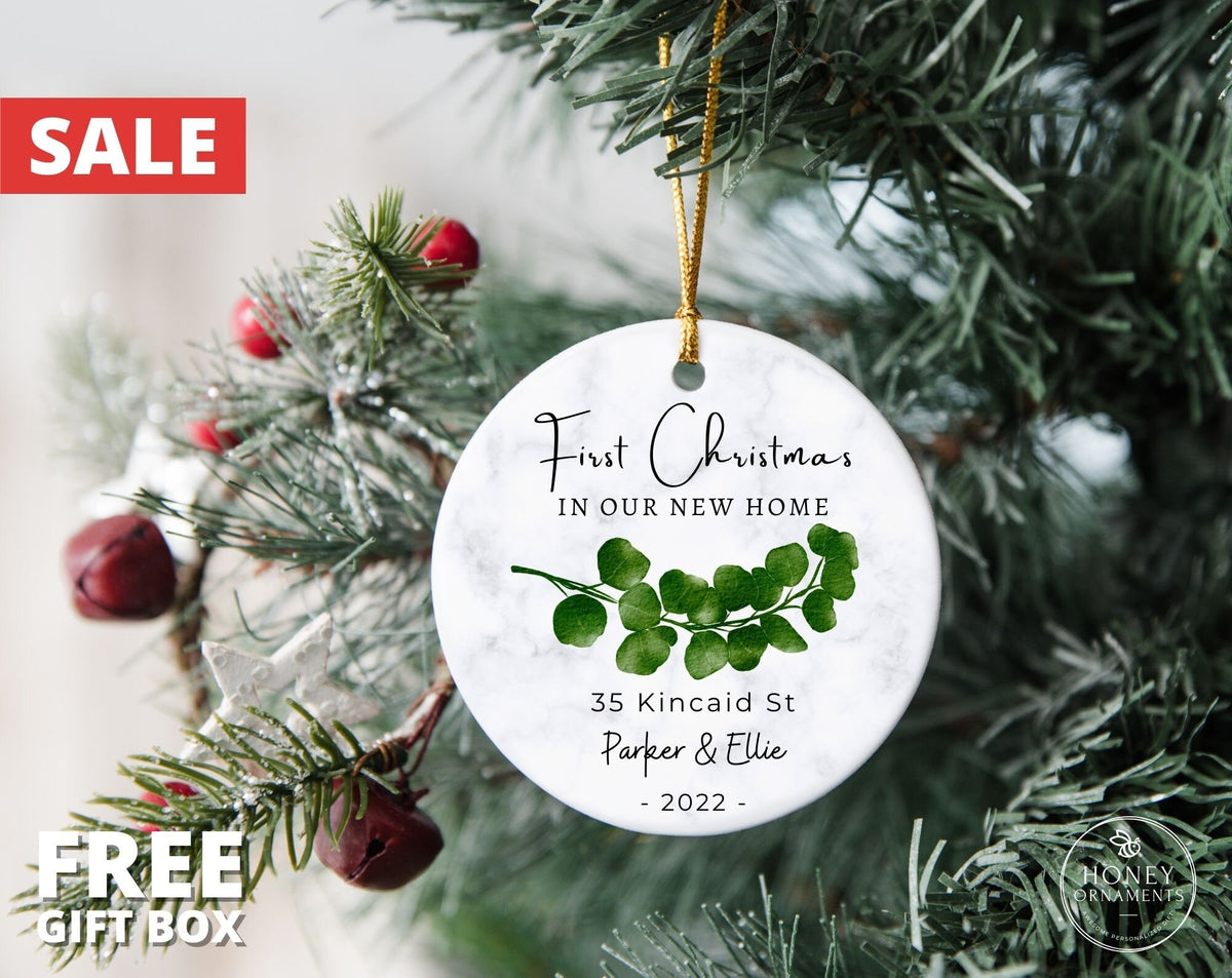 First Christmas in Our New Home Ornament, Personalized First Home Ornament, 2026 New House Ornament Gift, Housewarming Gift, New Home Gift