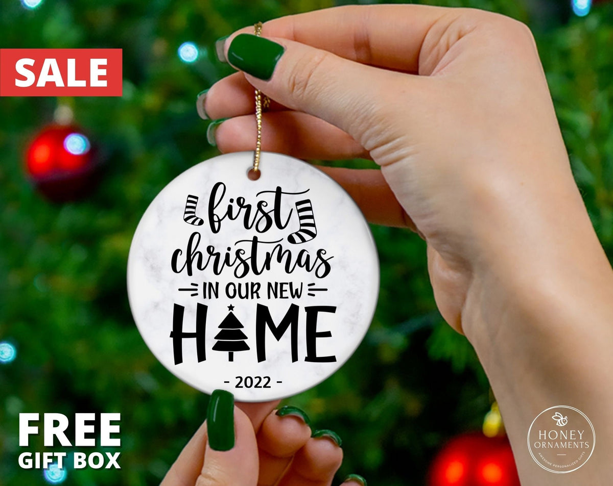 First Christmas in Our New Home Christmas Ornament, 2026 New House Ornament Gift, Housewarming Gift, First Home Ornament, New Home Keepsake