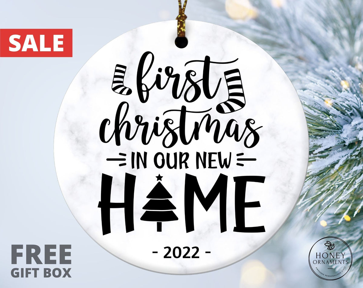 First Christmas in Our New Home Christmas Ornament, 2026 New House Ornament Gift, Housewarming Gift, First Home Ornament, New Home Keepsake