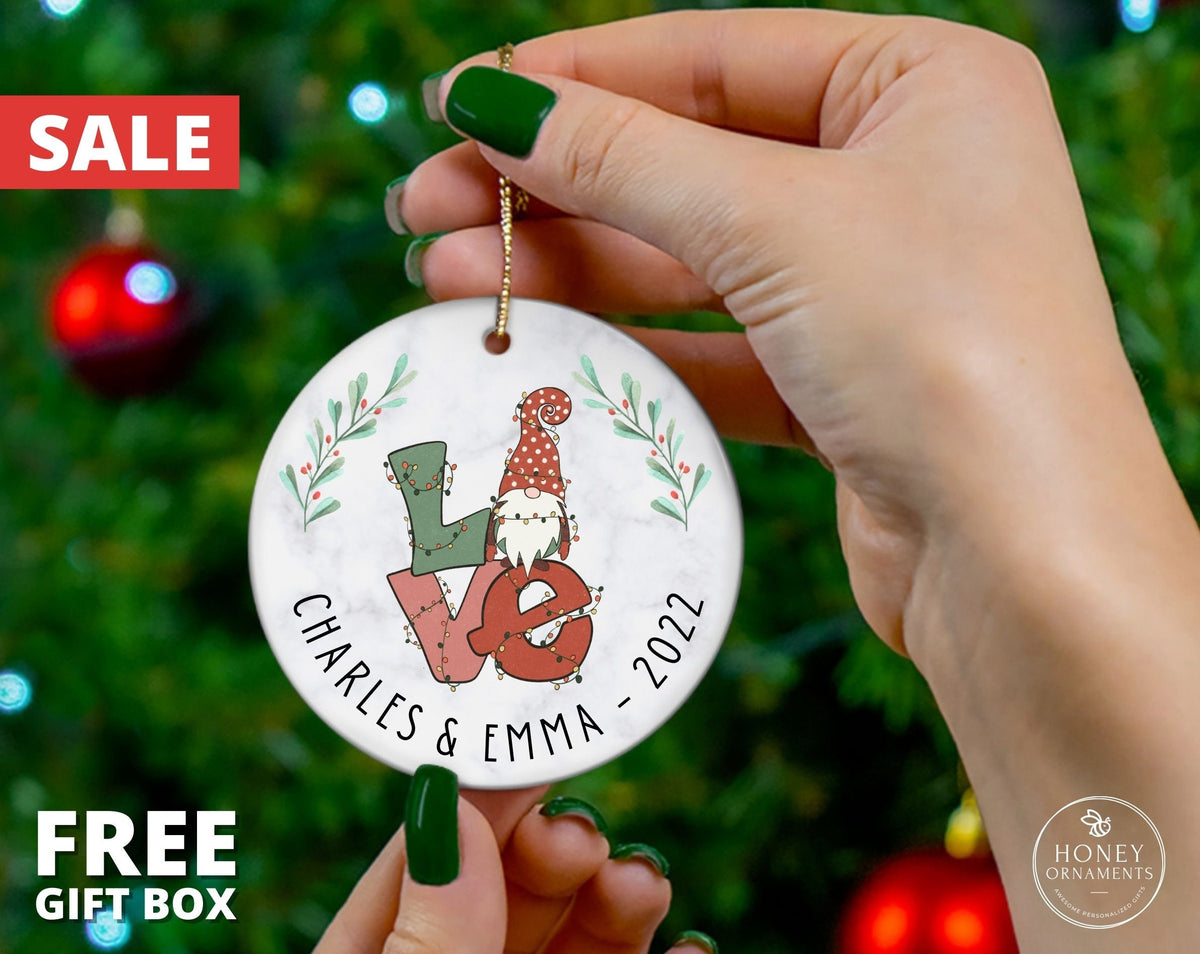 Wedding Gift for Couple Unique, First Anniversary Gift for Couple, Engagement Gift Box for Couple, 1st Anniversary Gift Christmas Ornament