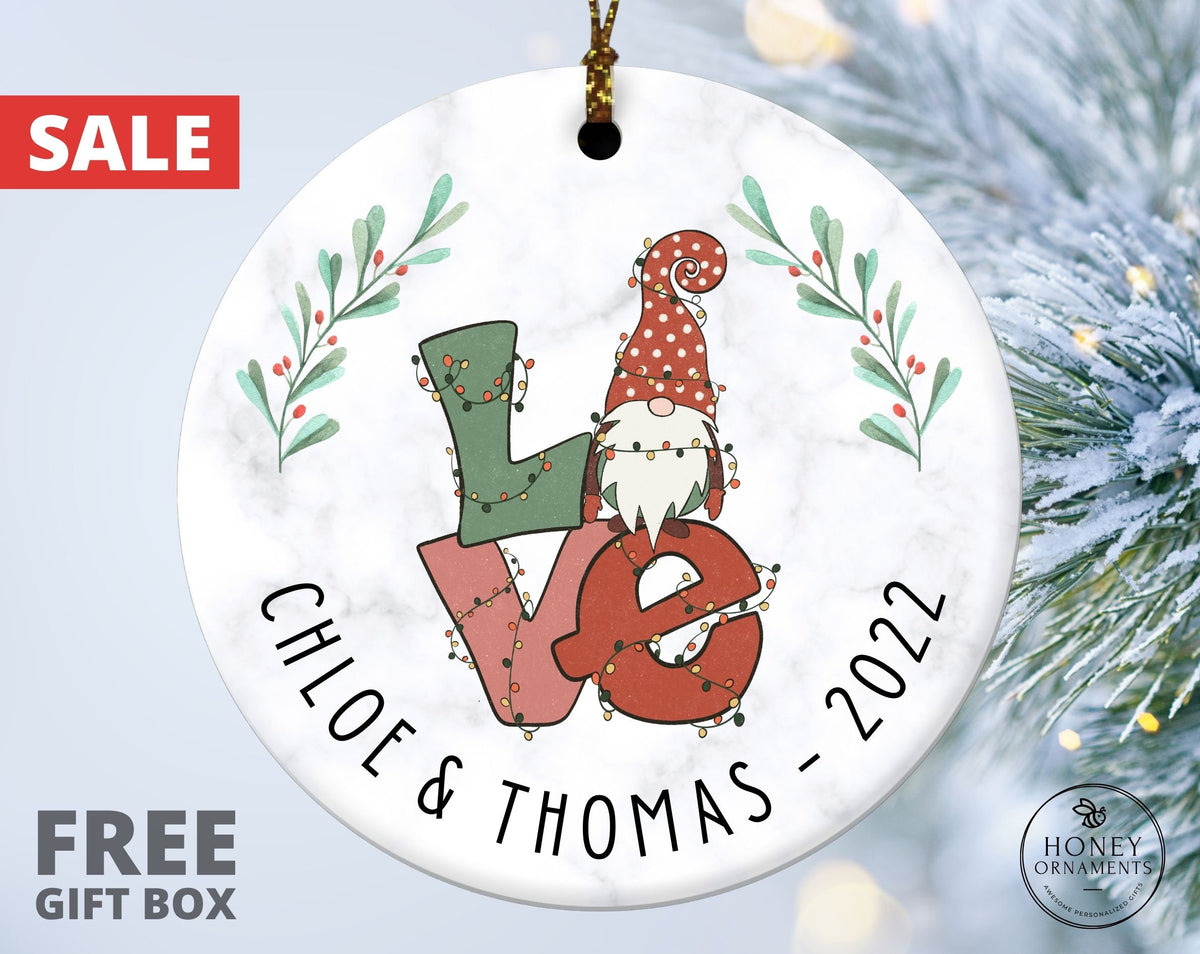 Wedding Gift for Couple Unique, First Anniversary Gift for Couple, Engagement Gift Box for Couple, 1st Anniversary Gift Christmas Ornament