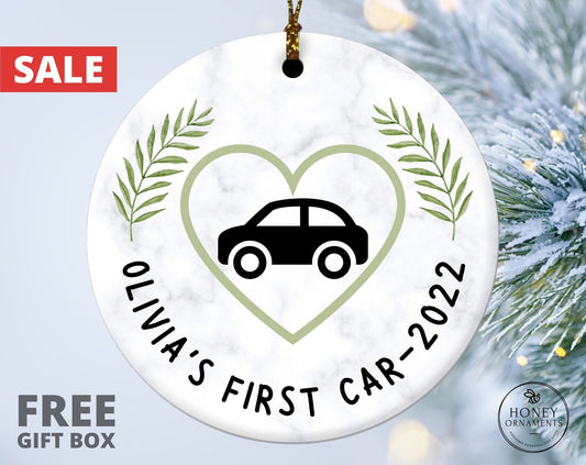 My First Car Ornament, My New Car Ornament 2026, Christmas Ornament, Personalized New Driver Ornament, New Driver Gift, New Car Gift