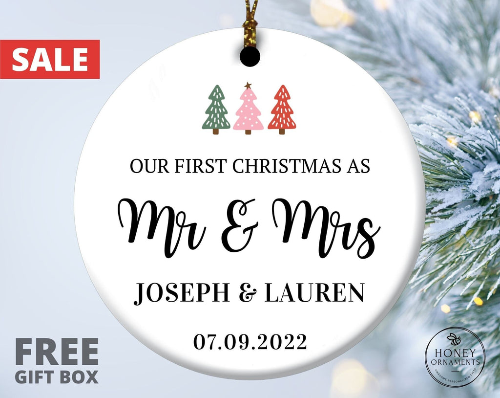 First Christmas Married Ornament 2026 - Mrs