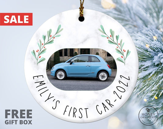 My First Car Ornament, Personalized New Car Ornament 2026, Christmas Ornament, New Driver Ornament, New Driver Gift, New Car Gift Keepsake