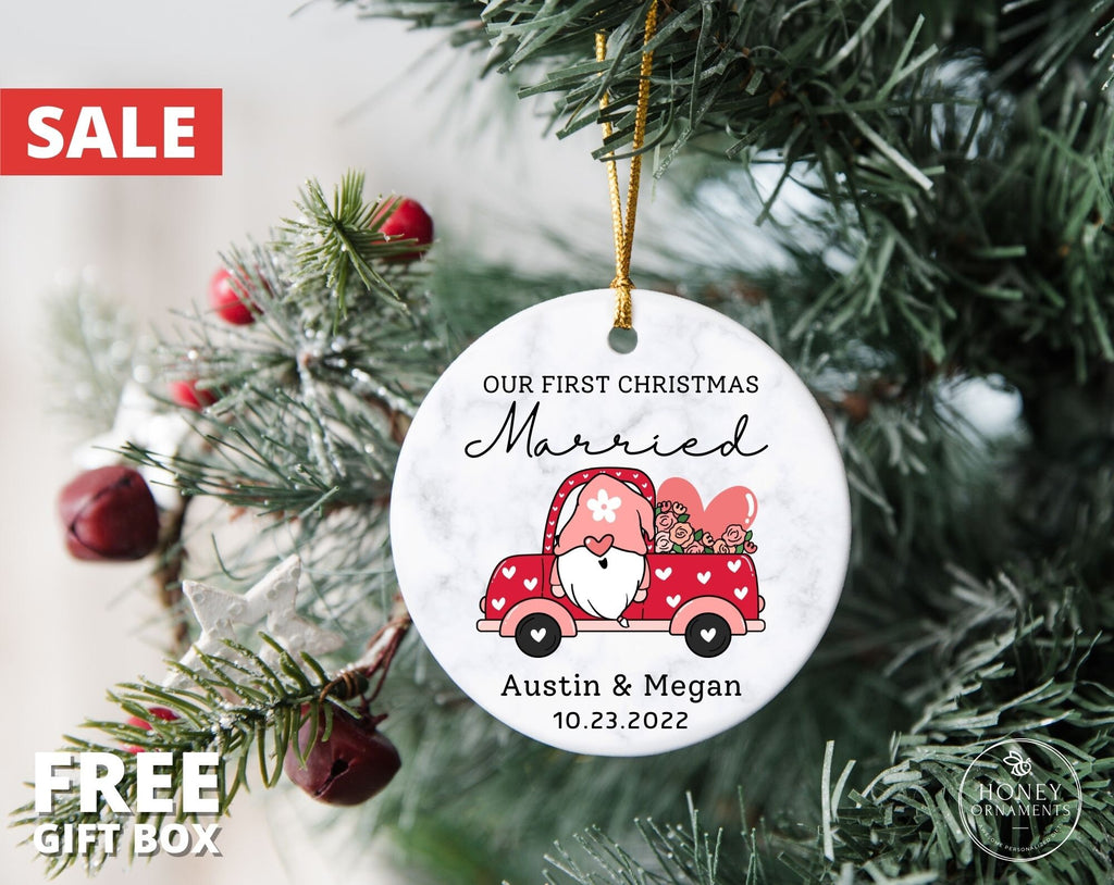 Our First Christmas Married Ornament 2026 - photo 2