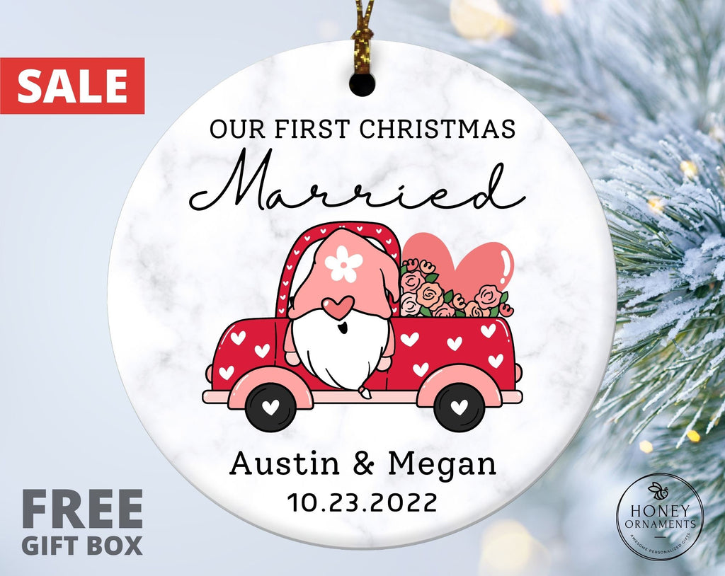 Our First Christmas Married Ornament 2026 - Mrs